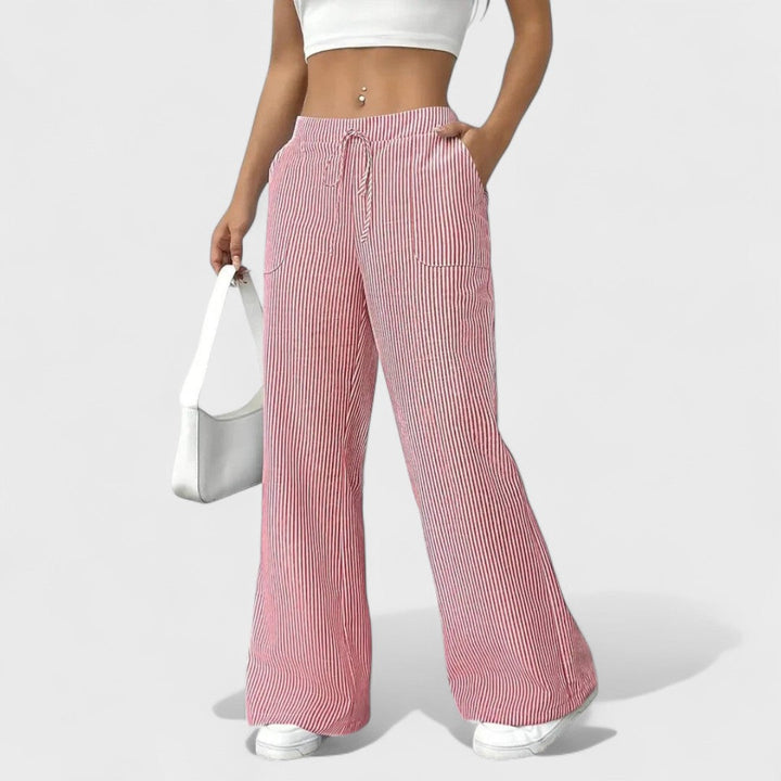 Dominique - Pohodlné Široké Nohavice