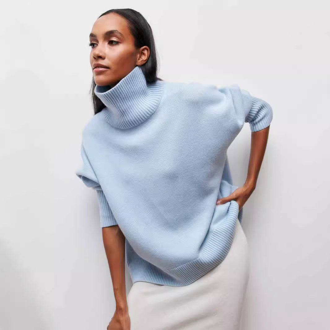 Pull Maille Col Montant