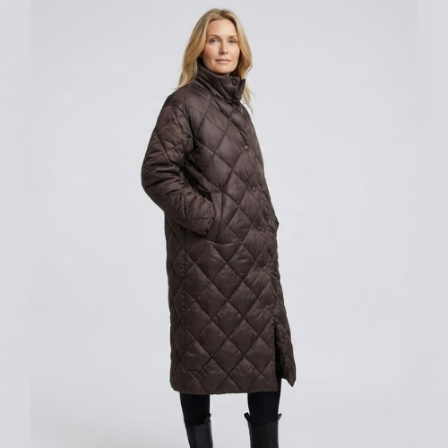 Matilde™ | Cappotto Trapuntato di Media Lunghezza
