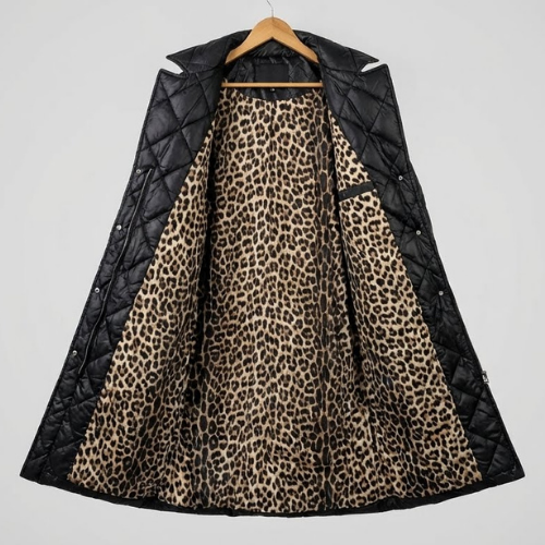Matilde™ | Cappotto Trapuntato di Media Lunghezza