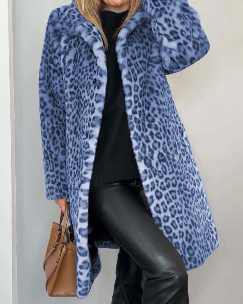 Nerina™ | Cappotto leopardato elegante