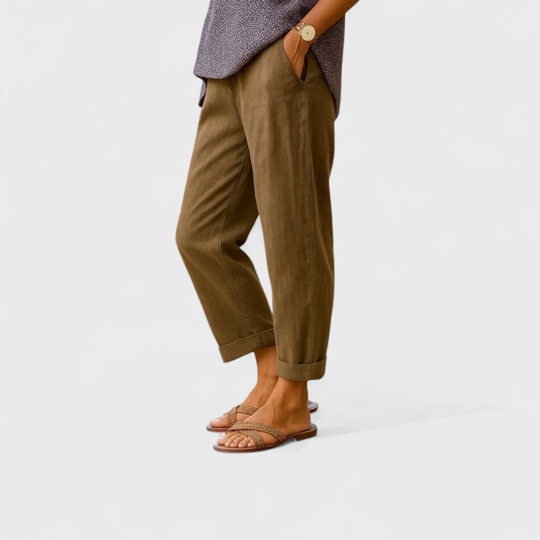 Otýlie - Letné Nohavice Lnené a Bavlnené