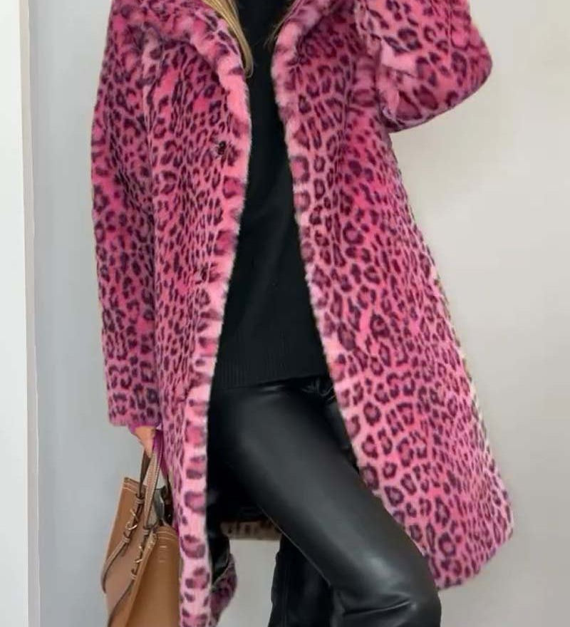Nerina™ | Cappotto leopardato elegante