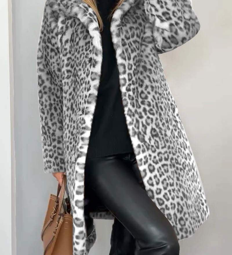 Nerina™ | Cappotto leopardato elegante