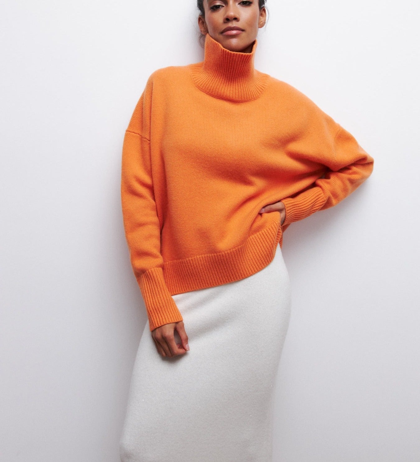 Pull Maille Col Montant