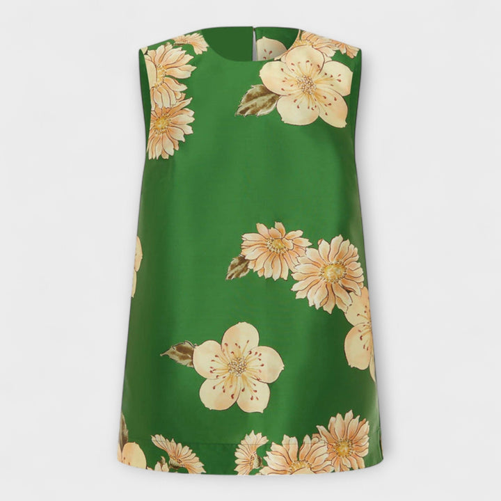 Clea  ｜ Sage Bezramenný nohavicový set