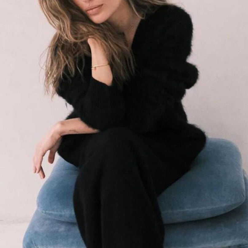 Cardigan Oversize "Nuage" en Maille Duveteuse