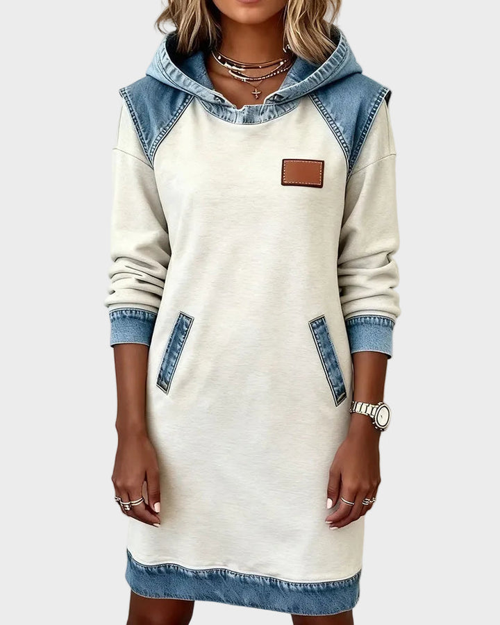 Irena - Džínová sukňa s kapucňou