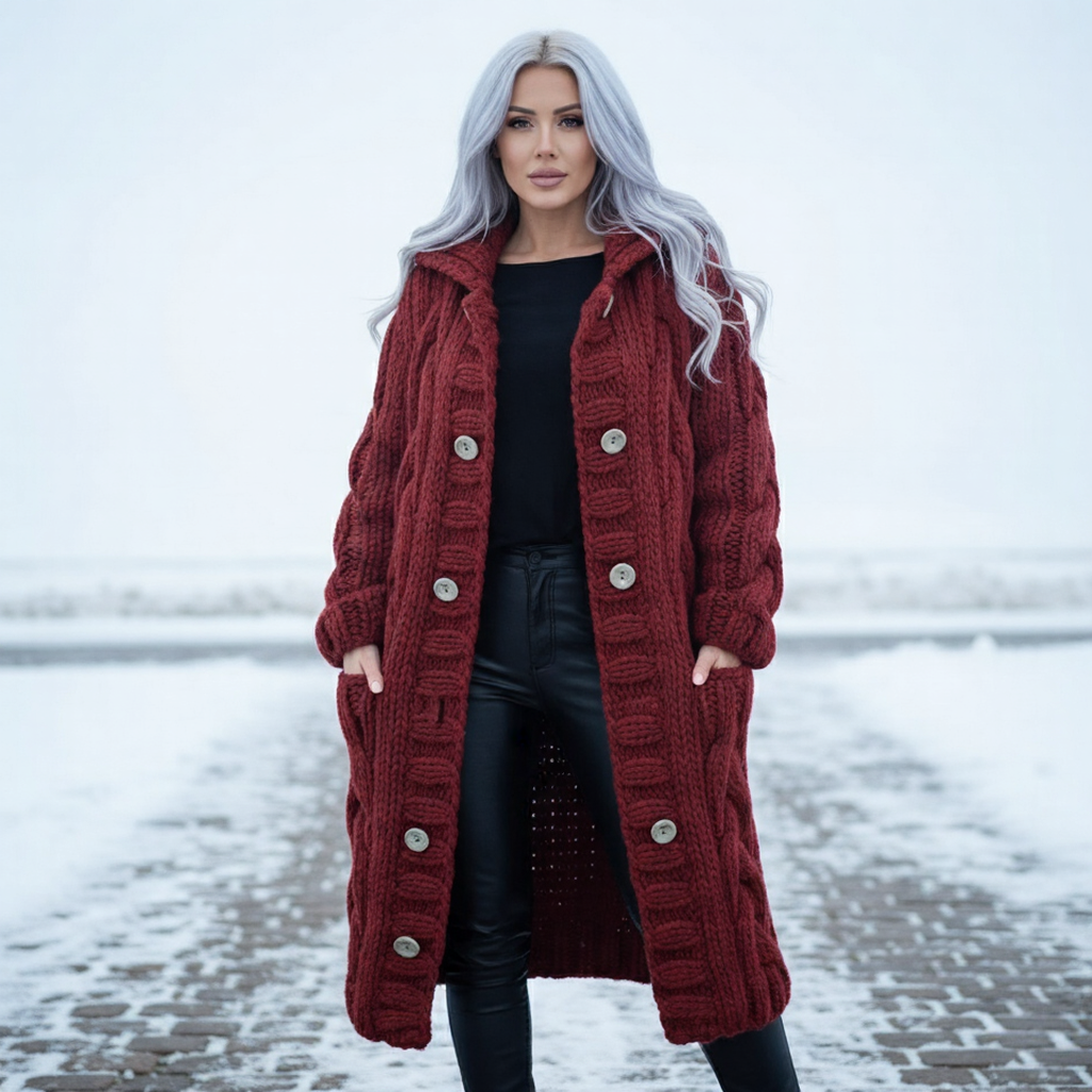 KARINA | ELEGANTNÝ HREJIVÝ KABÁT SO ZAKRYTÍM BRUŠKA
