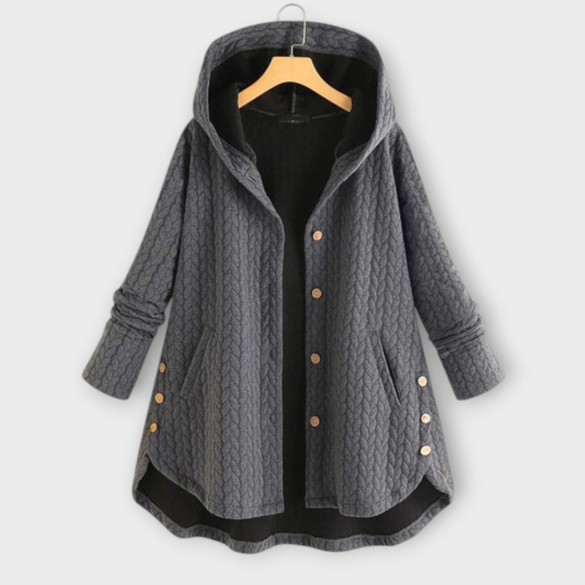 Leslie  ｜ Teplá Button-Up Bunda