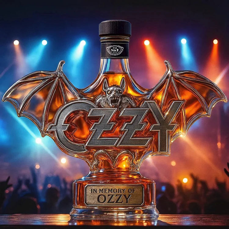 Na pamiatku Ozzyho Osbournea Whiskey fľaša