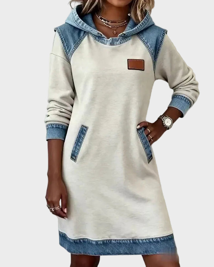 Irena - Džínová sukňa s kapucňou