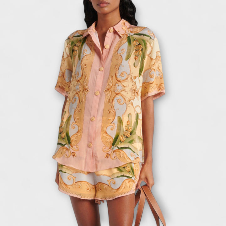 Maren  ｜ Vintage botanický kaleidoskopový tlačový set