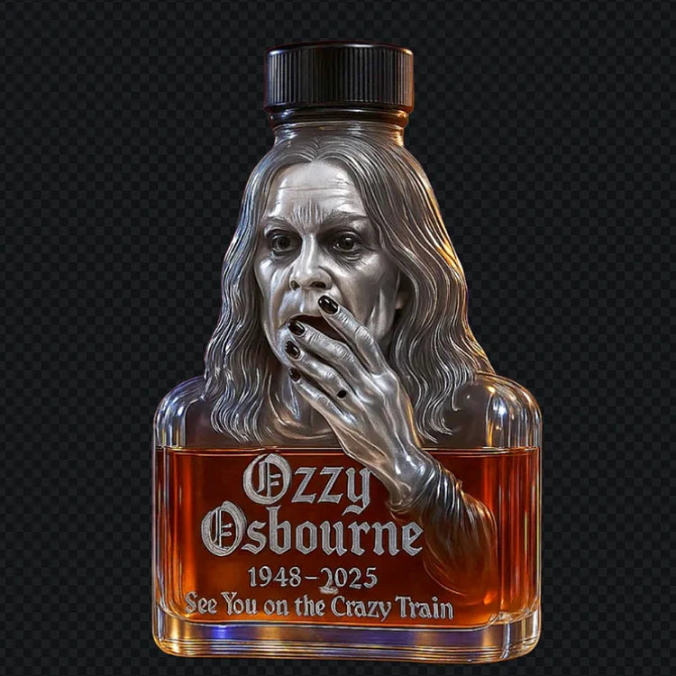 Ozzy Uvidíme sa na bláznivom vlaku Whiskey fľaša