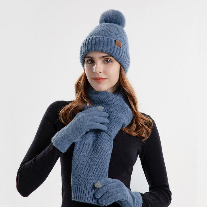 Ensemble Hiver (Bonnet, Écharpe & Gants)