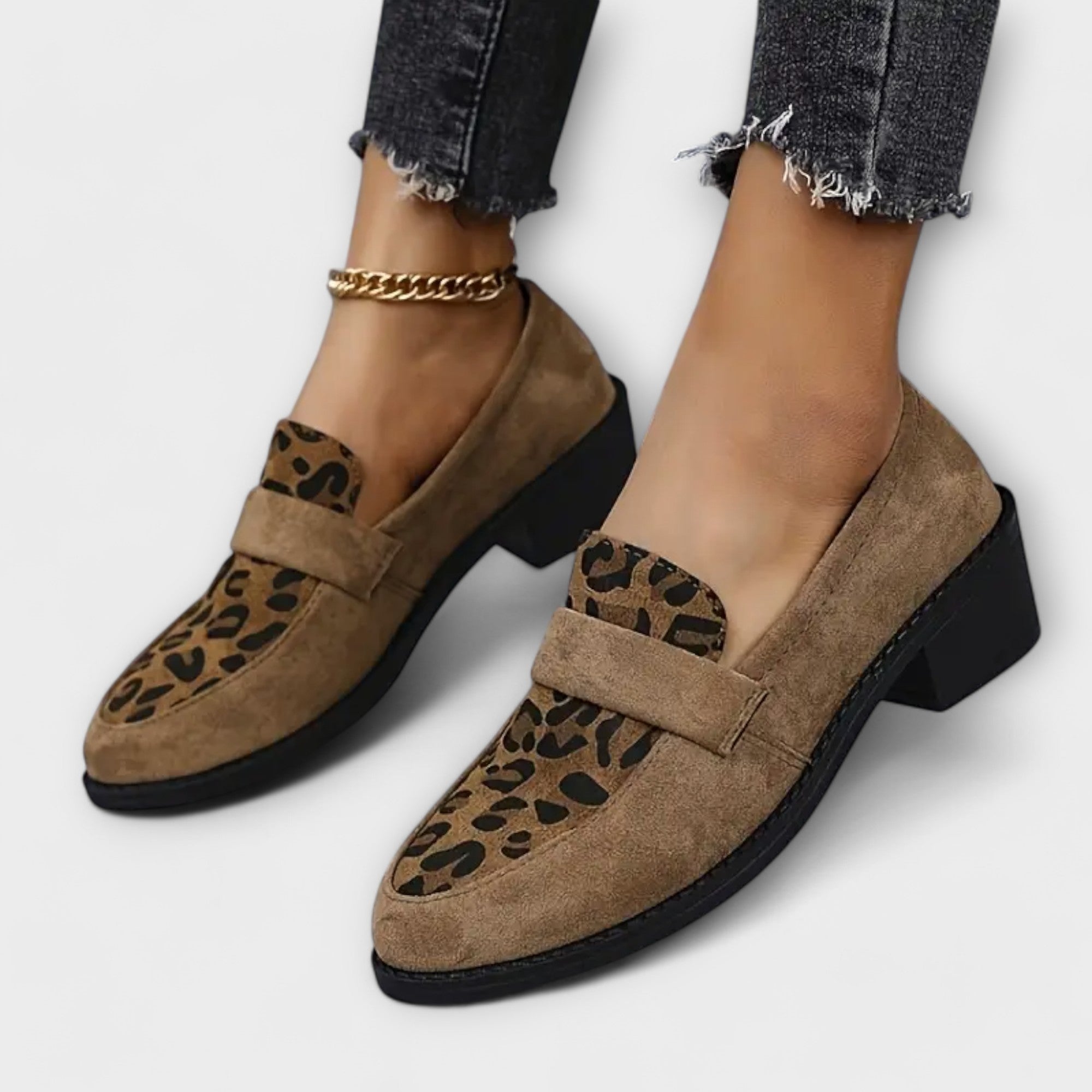 Karla  ｜ Elegantné dámske topánky s leopardím vzorom