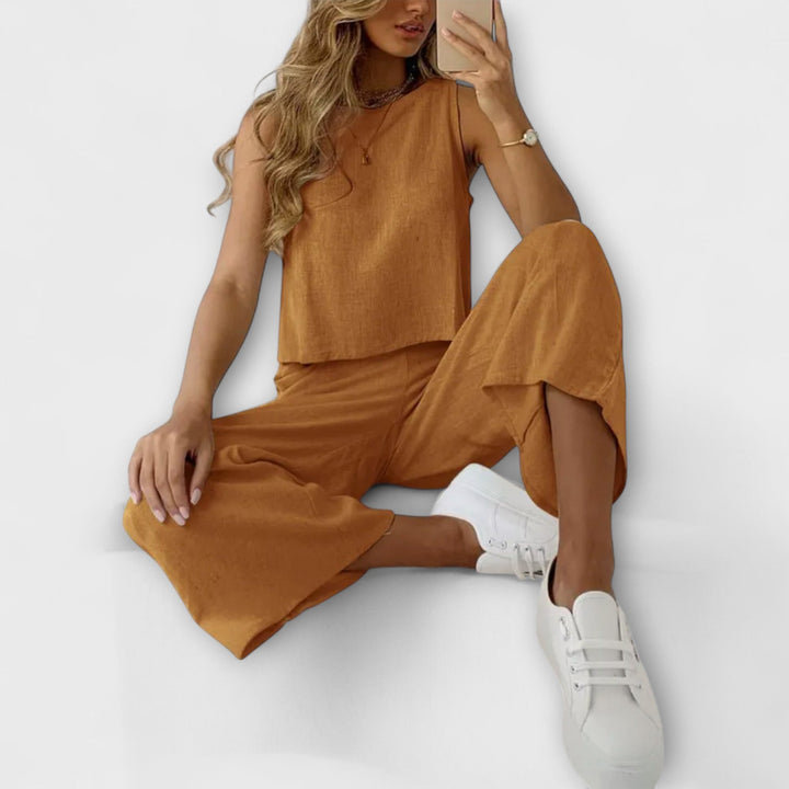 Milena  ｜Linen-Duo-Set