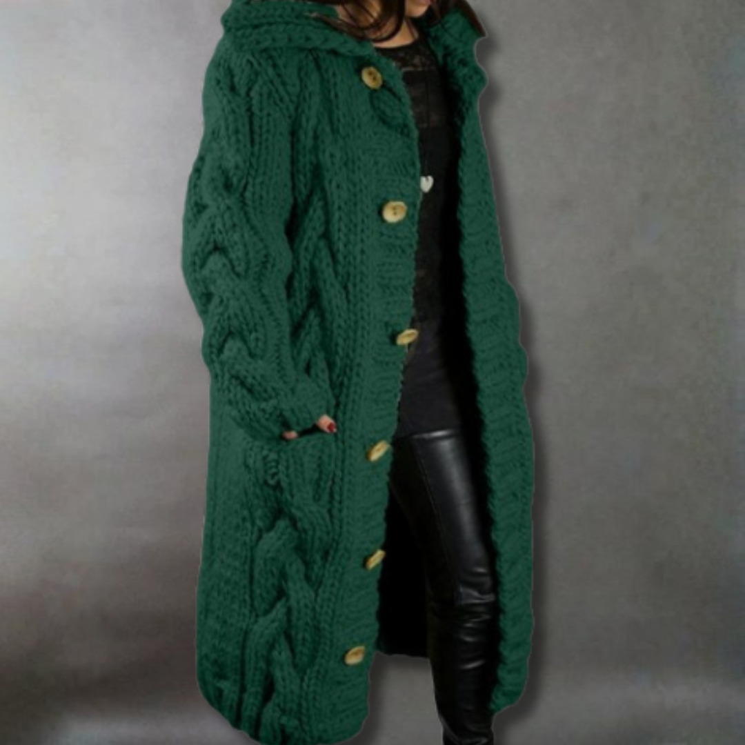 Patrizia™ | Cappotto Caldo ed Elegante con Copertura Addominale