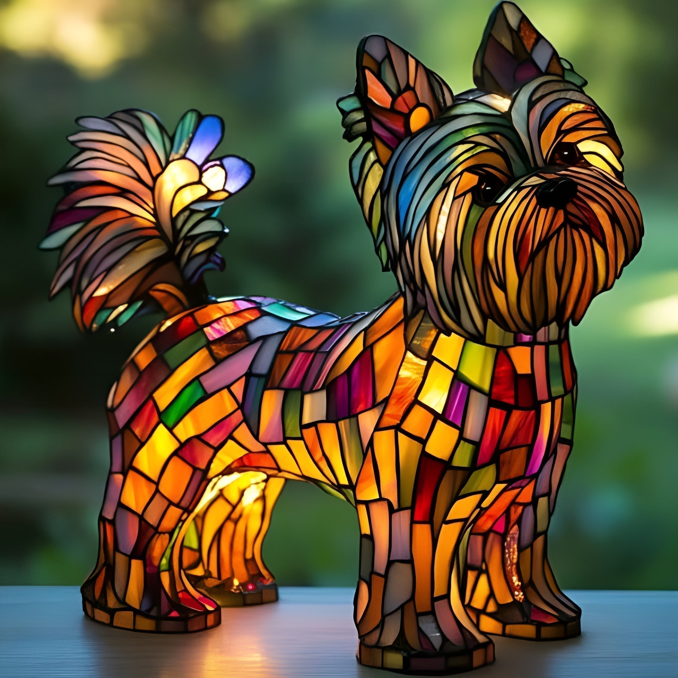 Bella - Lampa vo vitrážach