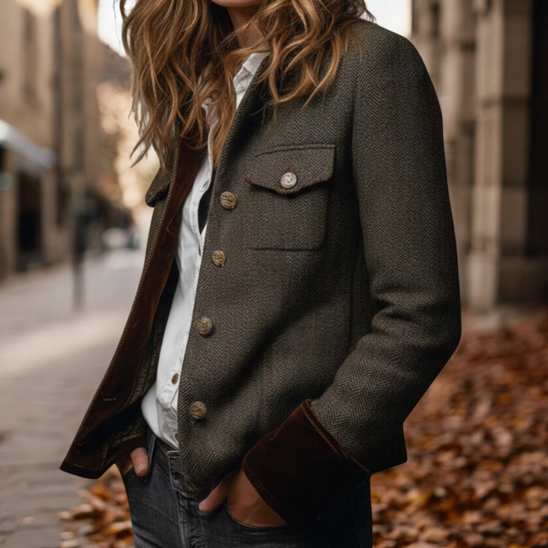 DARMAE™ | Tvídová a zamatová bunda