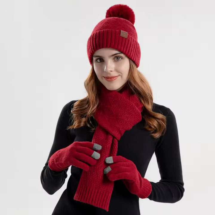 Ensemble Hiver (Bonnet, Écharpe & Gants)