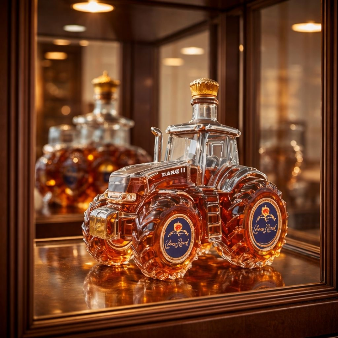 Whisky Fles - Špeciálna Edícia Traktor