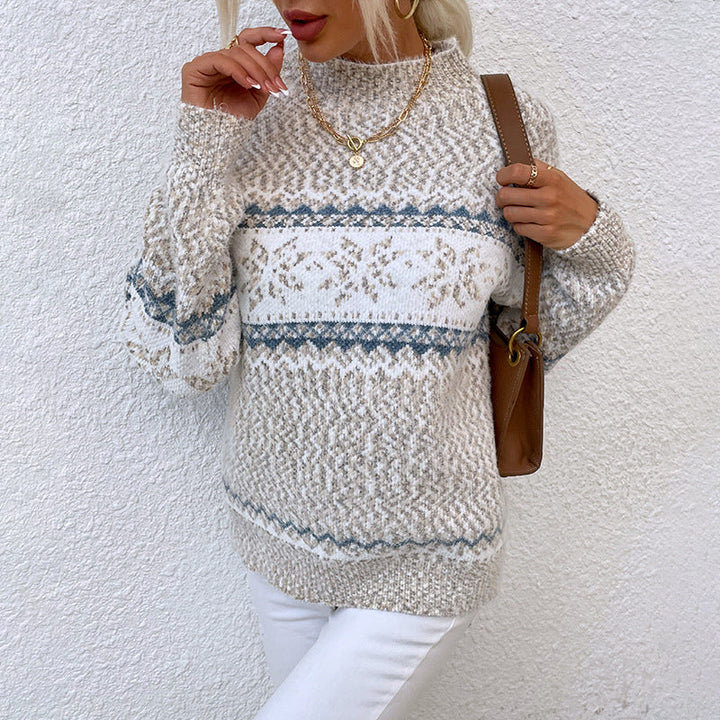 Pull en Maille Nordique