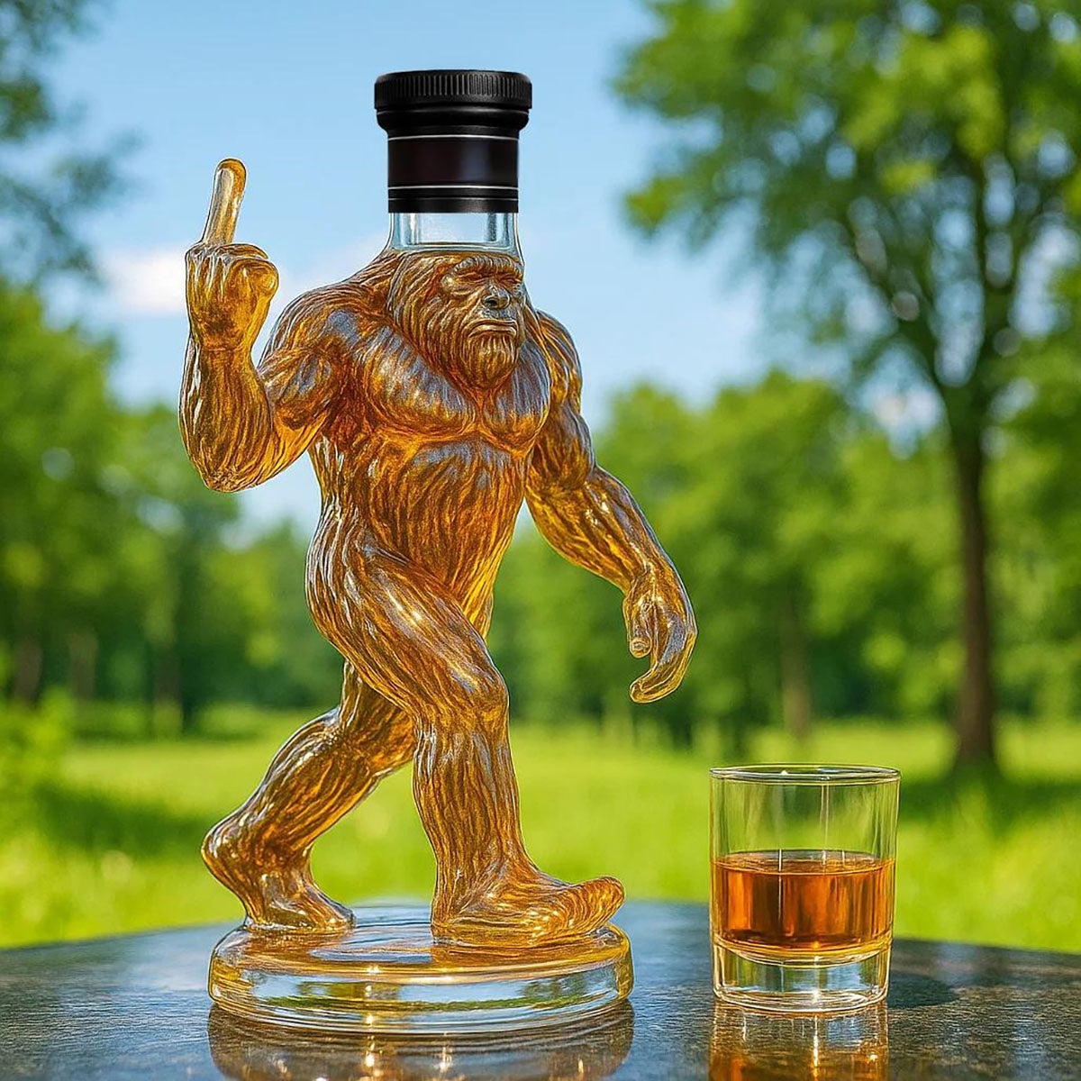 Bigfoot | Vtipná whisky fľaša Bigfoot