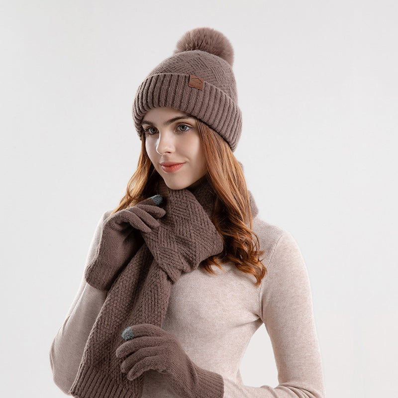 Ensemble Hiver (Bonnet, Écharpe & Gants)