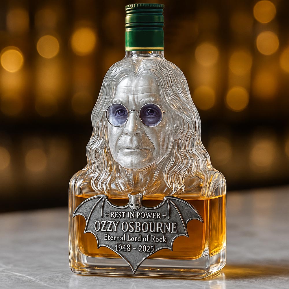 Zvečnené v skle — fľaša whisky na počesť Ozzyho Osbournea
