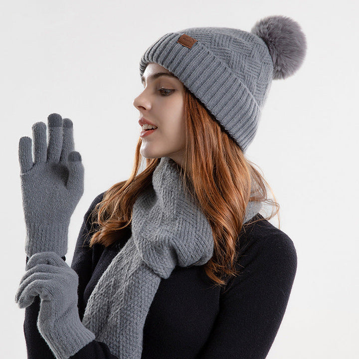 Ensemble Hiver (Bonnet, Écharpe & Gants)