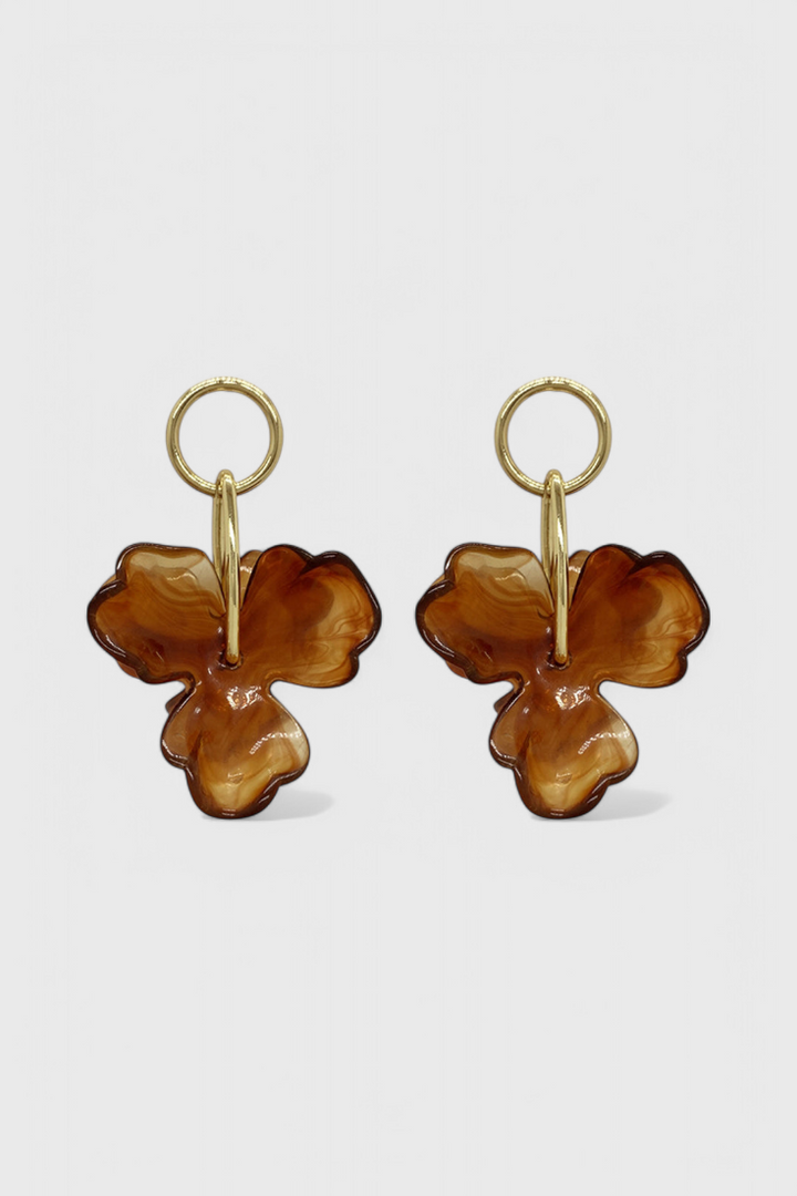 NÁUŠNICE S PRÍVESKOM KVETU