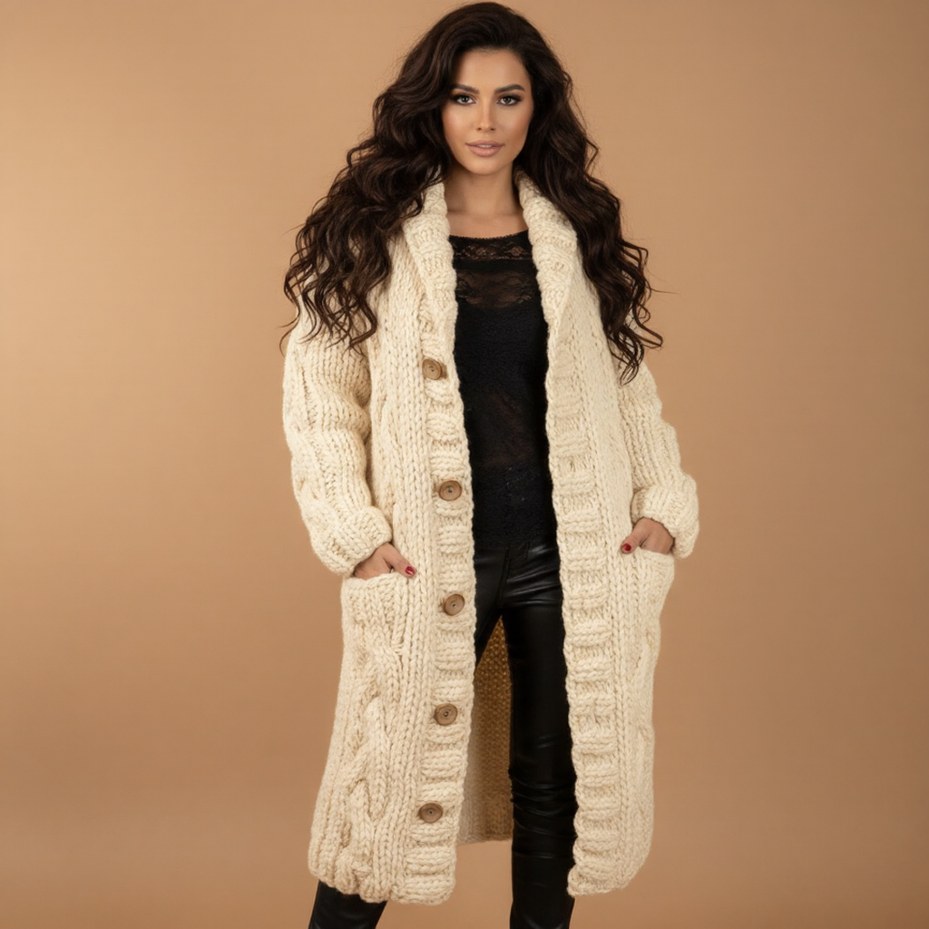KARINA | ELEGANTNÝ HREJIVÝ KABÁT SO ZAKRYTÍM BRUŠKA