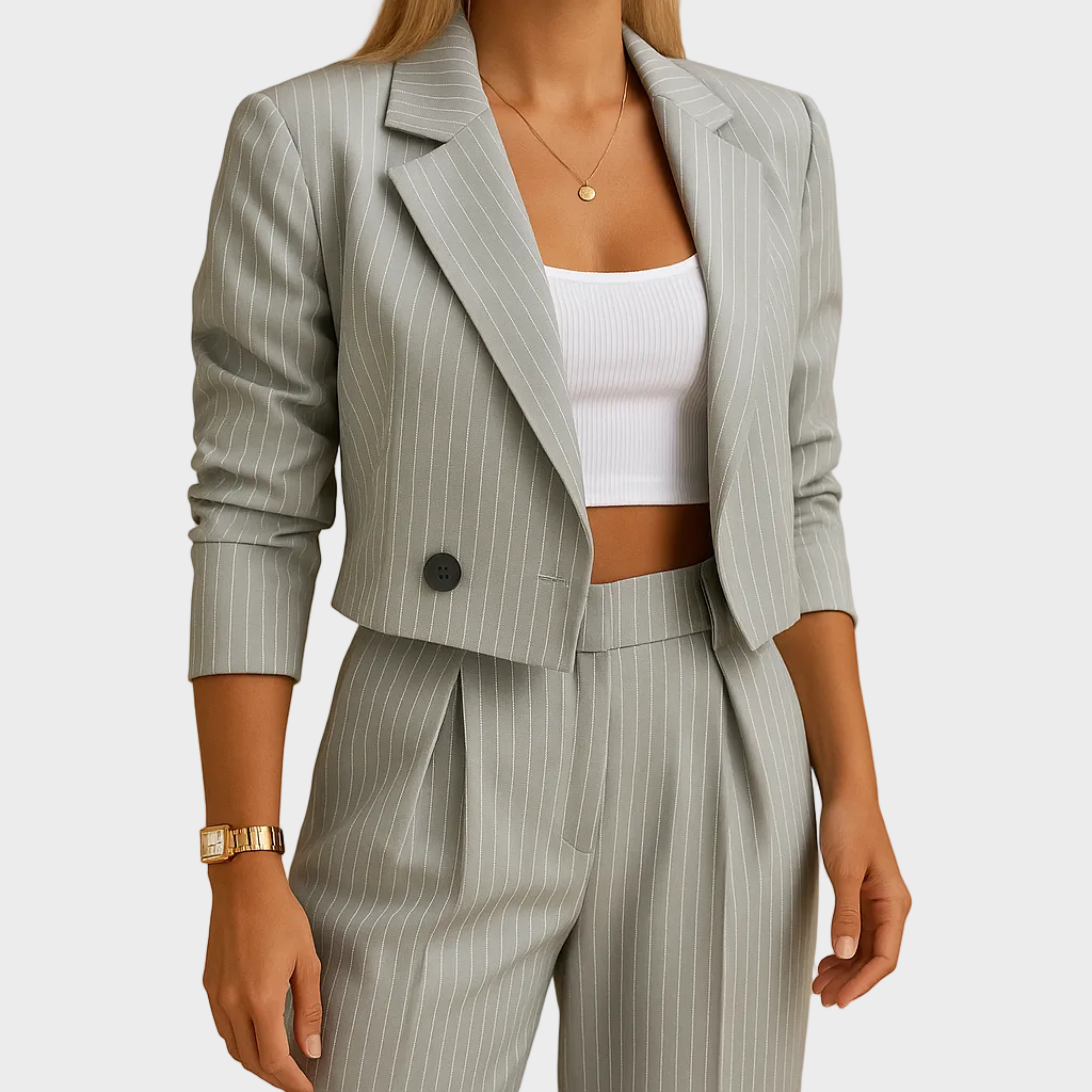Annelies - Elegantný set saka a nohavíc pre ženy