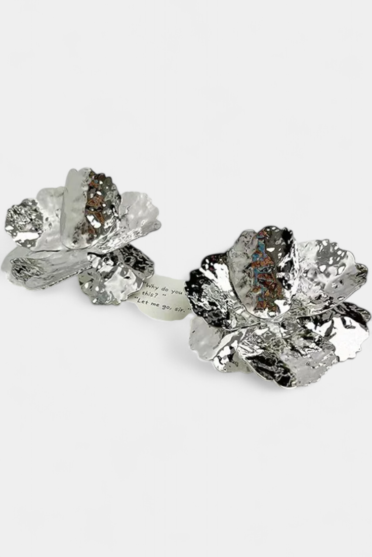 NÁUŠNICE V TVARE LESKLEJ KVETINY