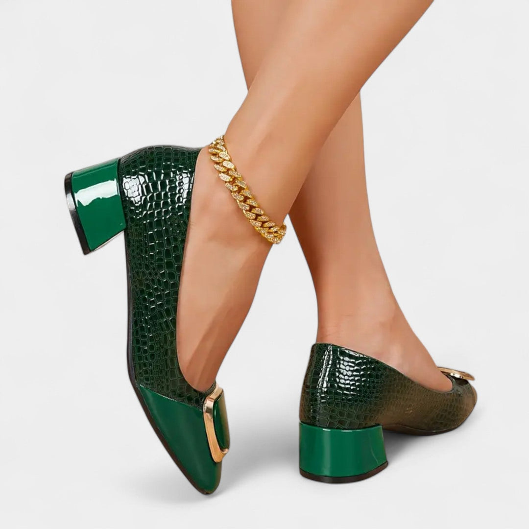 Sabina – Elegantné topánky na blokovom podpätku