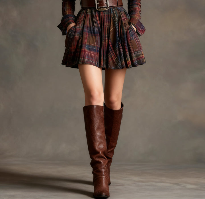 Stivali da Equitazione in Cuoio Anticato